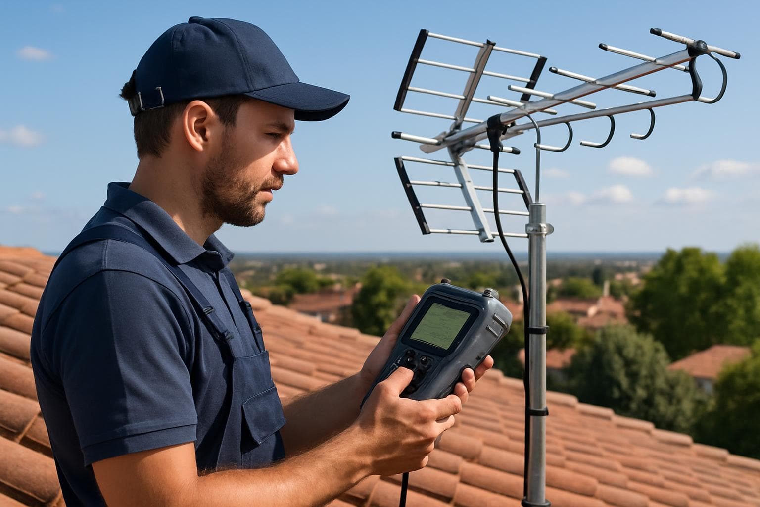 Reparación de antenas