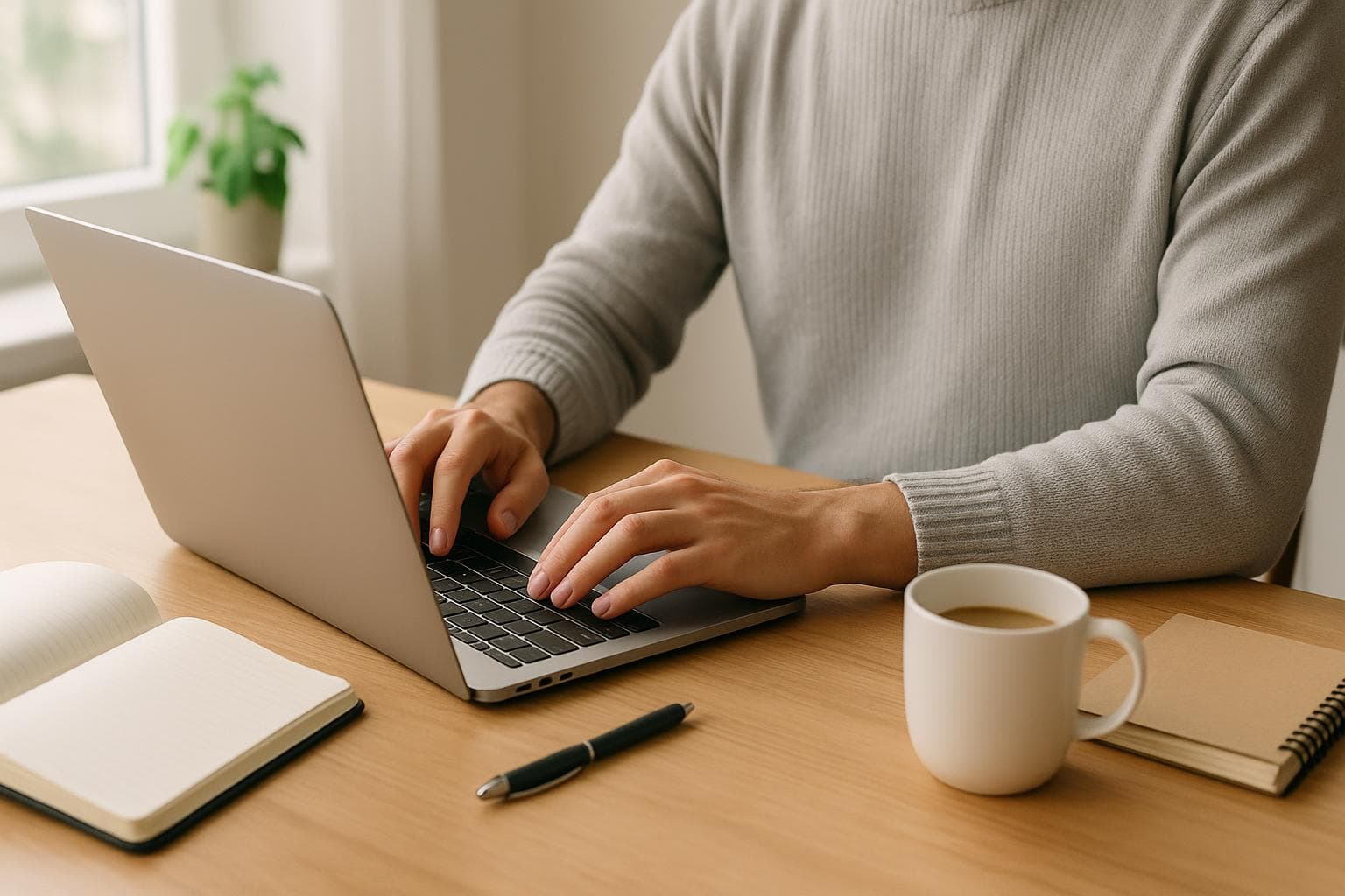 Profesional de redacción de contenidos trabajando en Barcelona