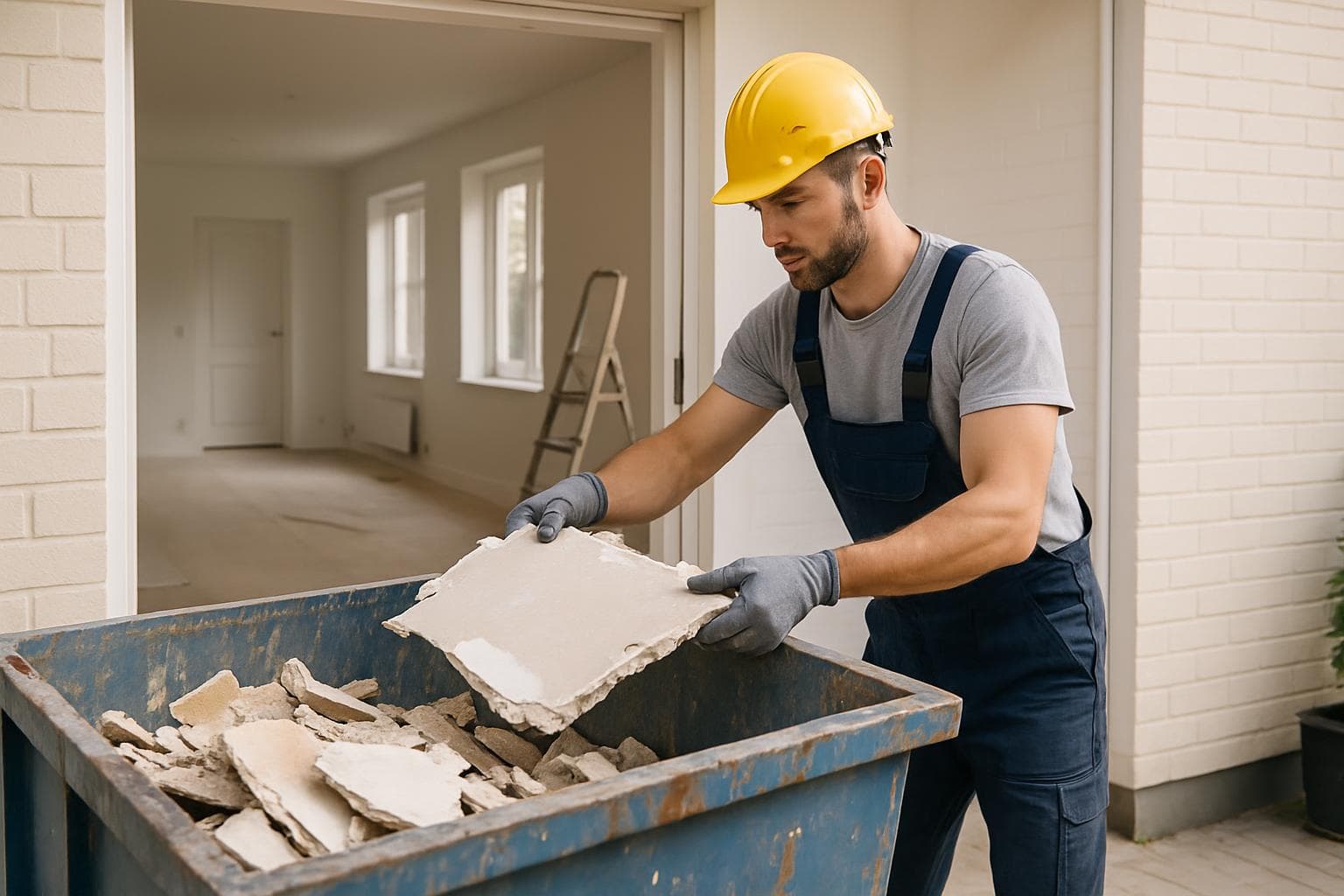 Gestión de escombros y materiales