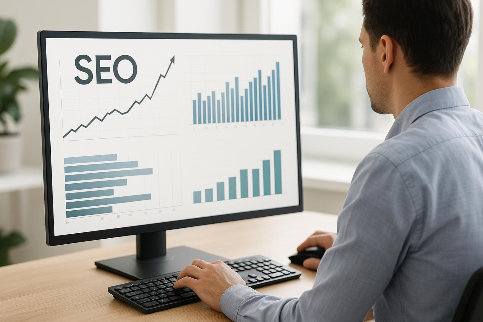 Profesional de seo trabajando en Barcelona